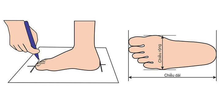 Cách đo kích thước bàn chân để chọn size giày thể thao chạy bộ