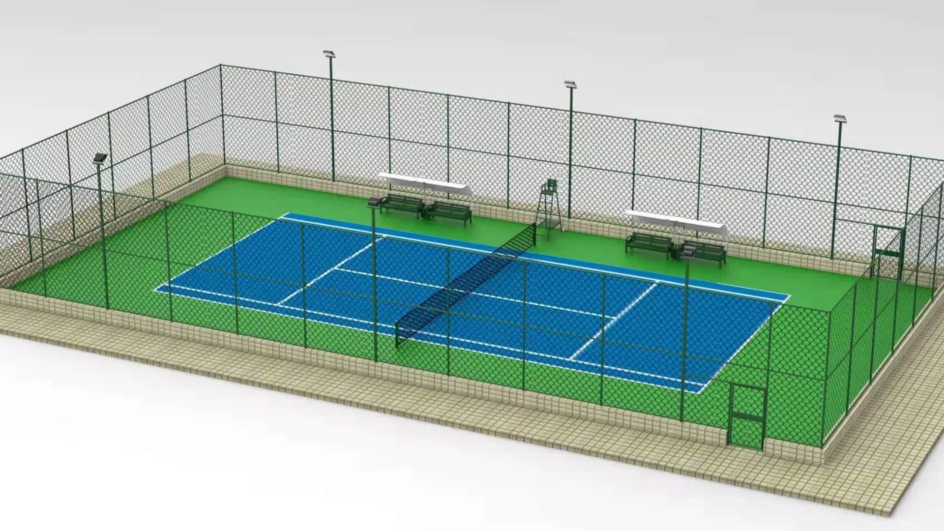 [CẬP NHẬT 2024] Kích thước sân Tennis ĐƠN và ĐÔI chuẩn ITF