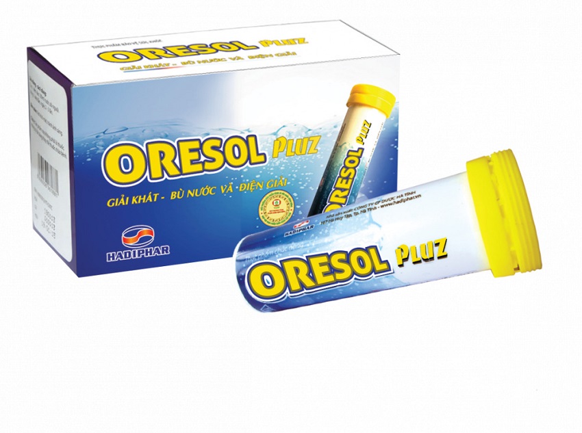 Oresol giúp giải khát, bù nước và điện giải